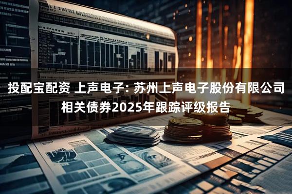 投配宝配资 上声电子: 苏州上声电子股份有限公司相关债券2025年跟踪评级报告